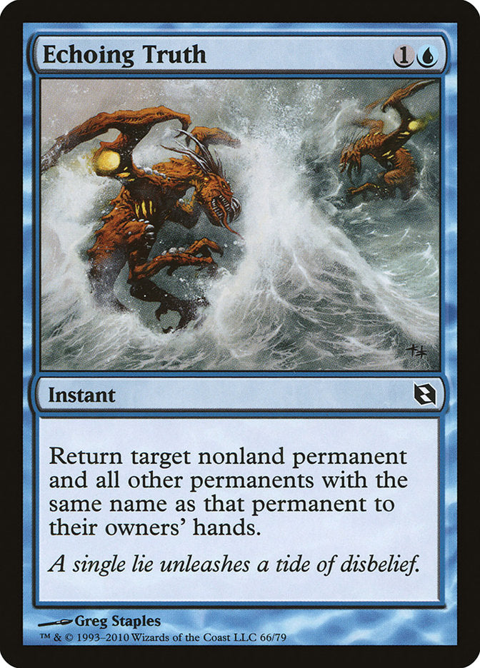 Echoing Truth [Duel Decks: Elspeth vs. Tezzeret] (DDF 66)