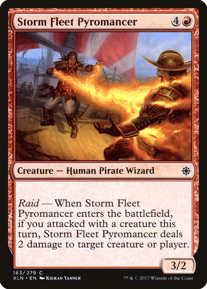 Storm Fleet Pyromancer [Ixalan] (XLN 163)