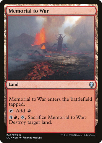 Memorial to War [Dominaria] (DOM 246)