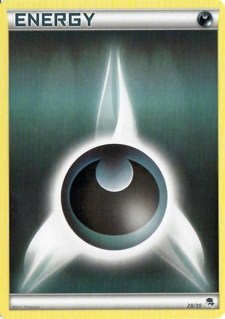 Darkness Energy (28/30) [Black & White: Trainer Kit]