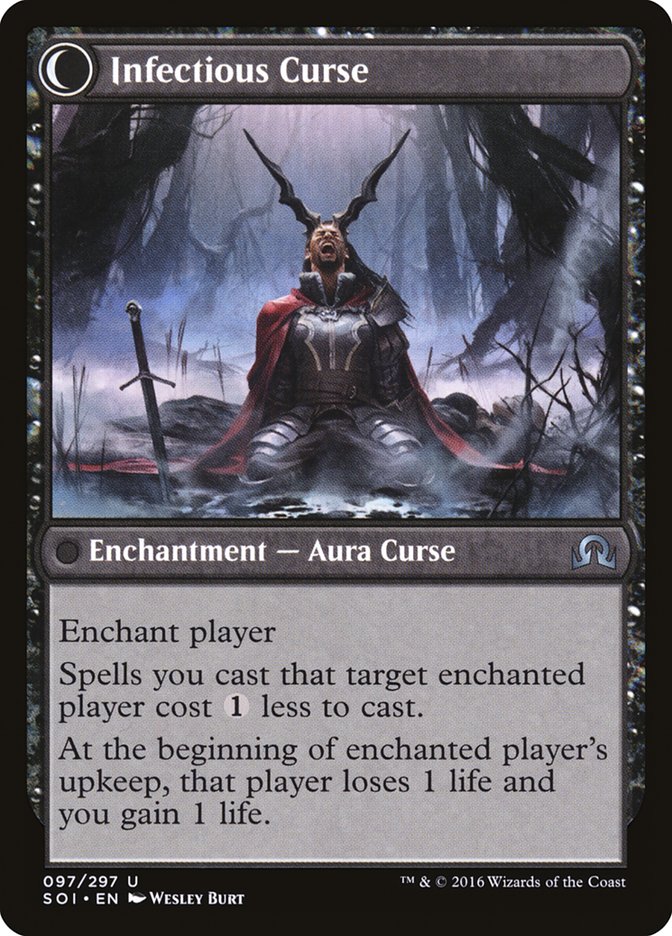 Accursed Witch // Infectious Curse [Shadows over Innistrad] (SOI 97)