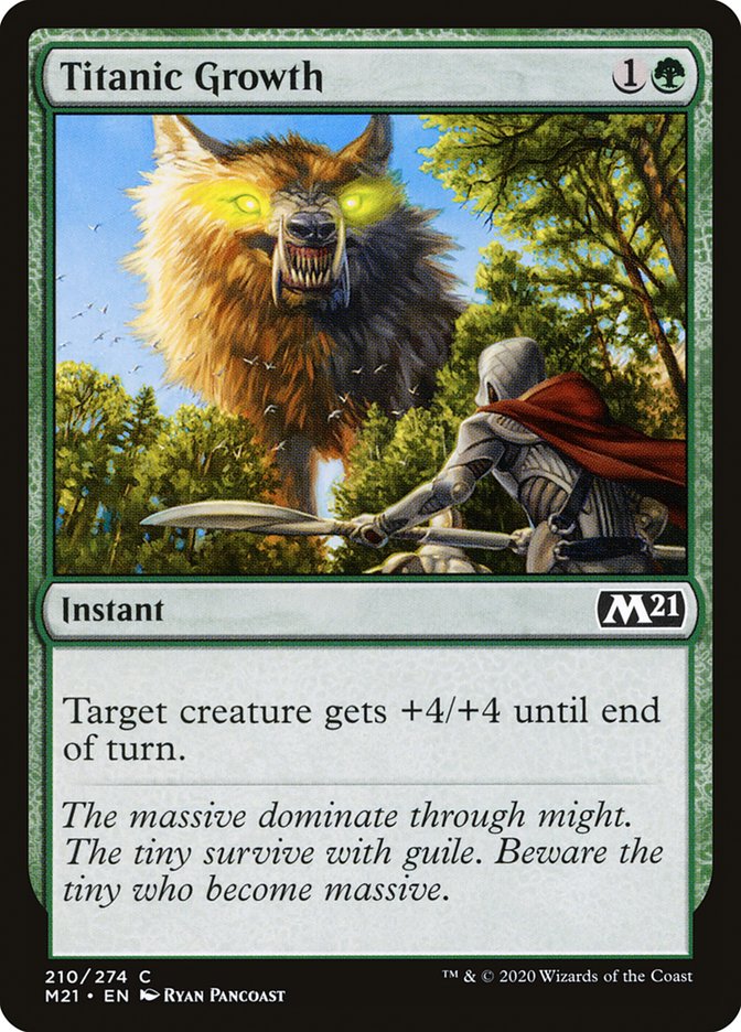 Titanic Growth [Core Set 2021] (M21 210)