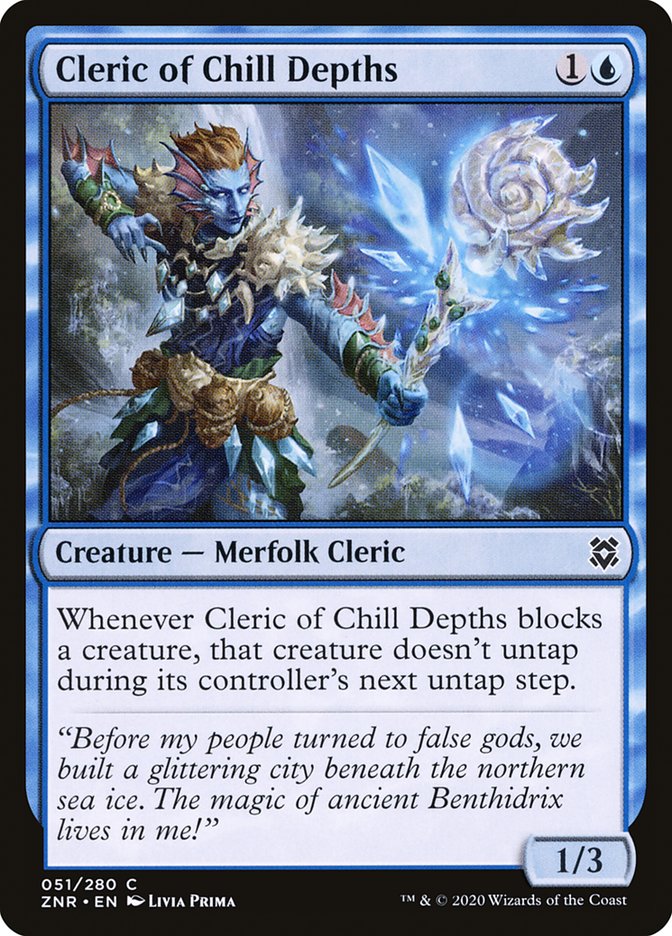 Cleric of Chill Depths [Zendikar Rising] (ZNR 51)