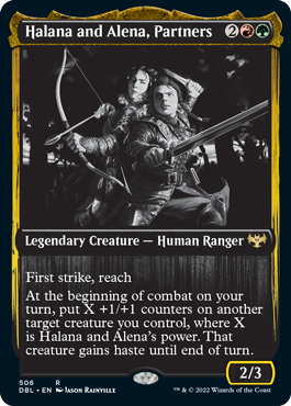Halana and Alena, Partners [Innistrad: Double Feature] (DBL 506)