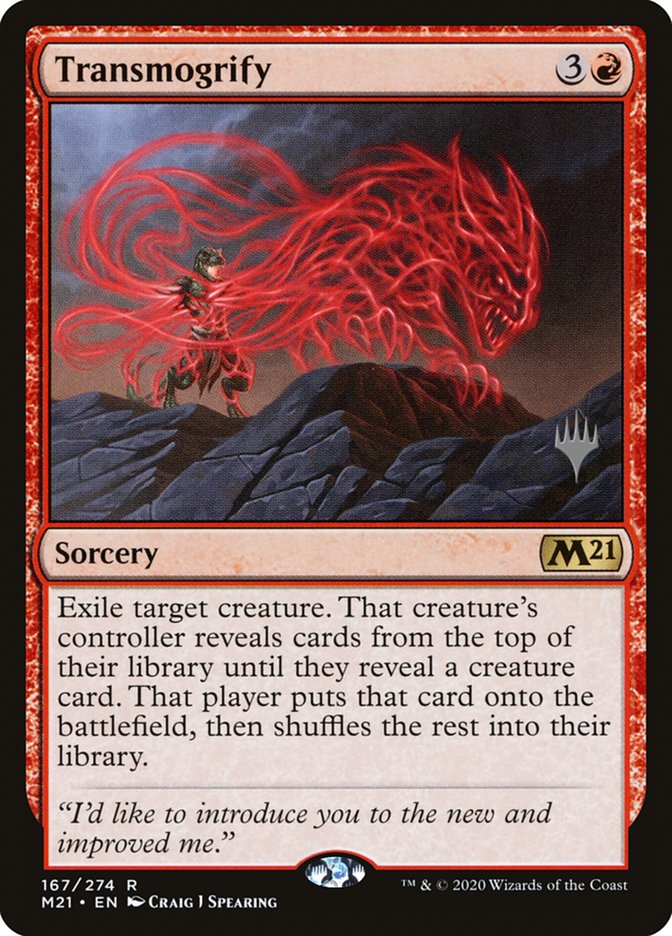Transmogrify (Promo Pack) [Core Set 2021 Promos] (PM21 167P)
