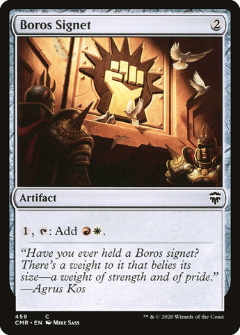Boros Signet [Commander Legends] (CMR 459)