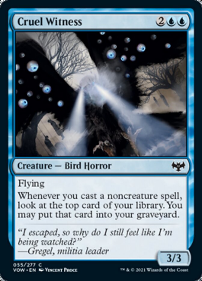 Cruel Witness [Innistrad: Crimson Vow] (VOW 55)