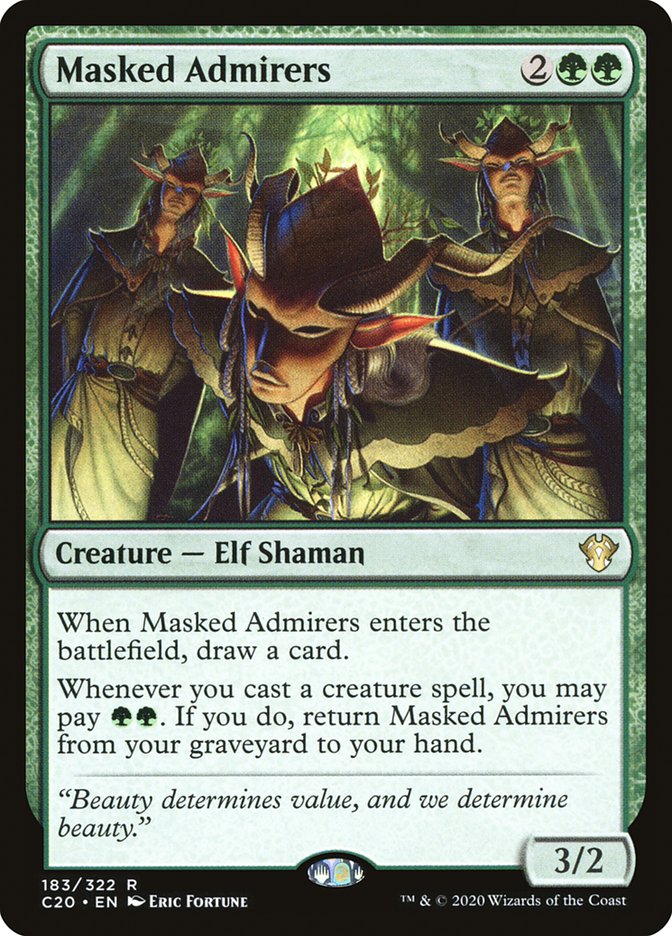 Masked Admirers [Commander 2020] (C20 183)