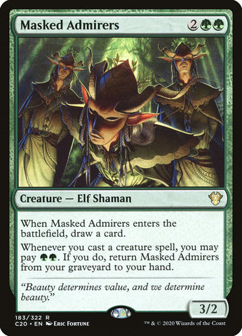 Masked Admirers [Commander 2020] (C20 183)