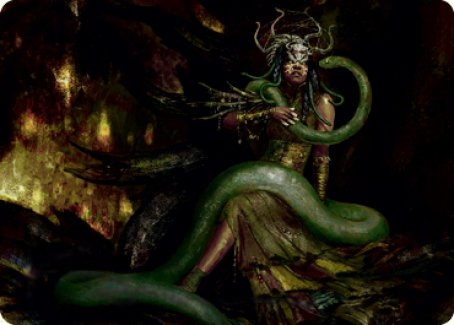 Saryth, the Viper's Fang Art Card [Innistrad: Midnight Hunt Art Series] (AMID 53)