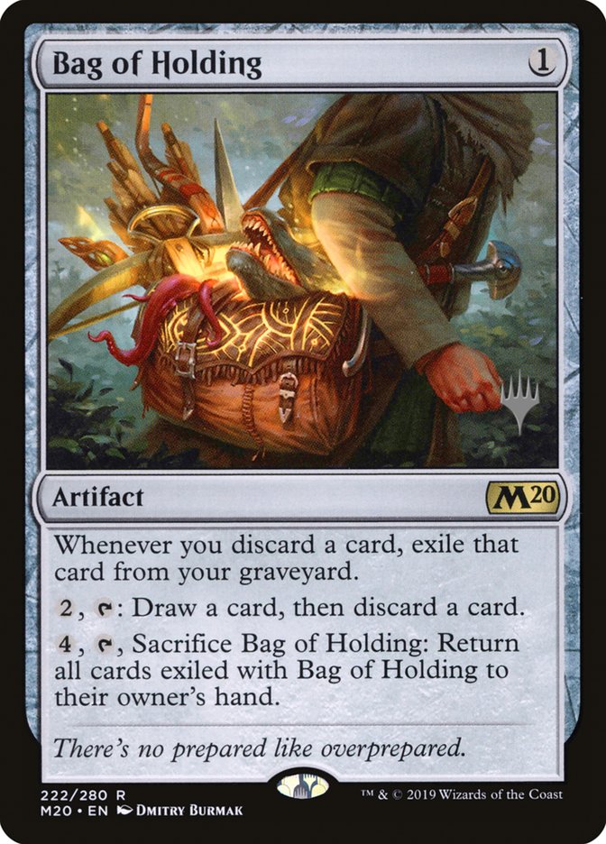 Bag of Holding (Promo Pack) [Core Set 2020 Promos] (PM20 222P)