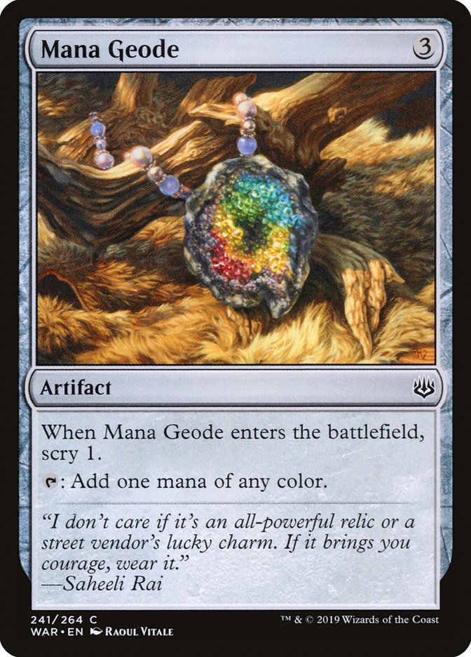 Mana Geode [War of the Spark] (WAR 241)