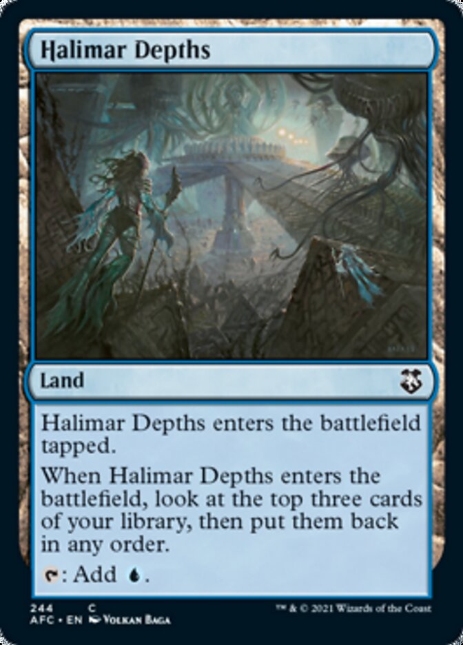 Halimar Depths [Dungeons & Dragons: Adventures in the Forgotten Realms Commander] (AFC 244)