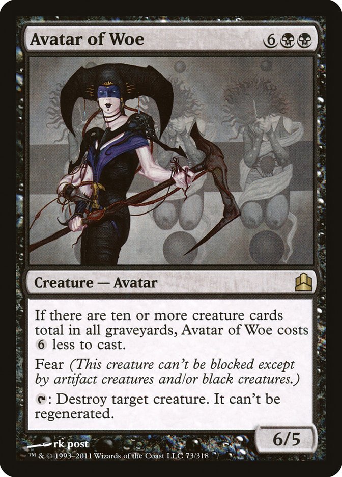 Avatar of Woe [Commander 2011] (CMD 73)