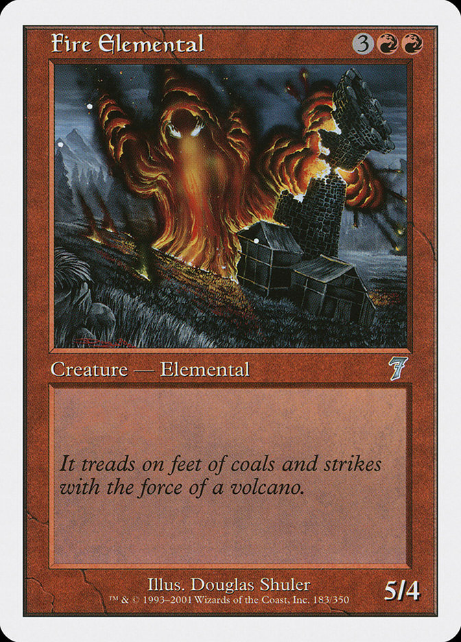 Fire Elemental [Seventh Edition] (7ED 183)
