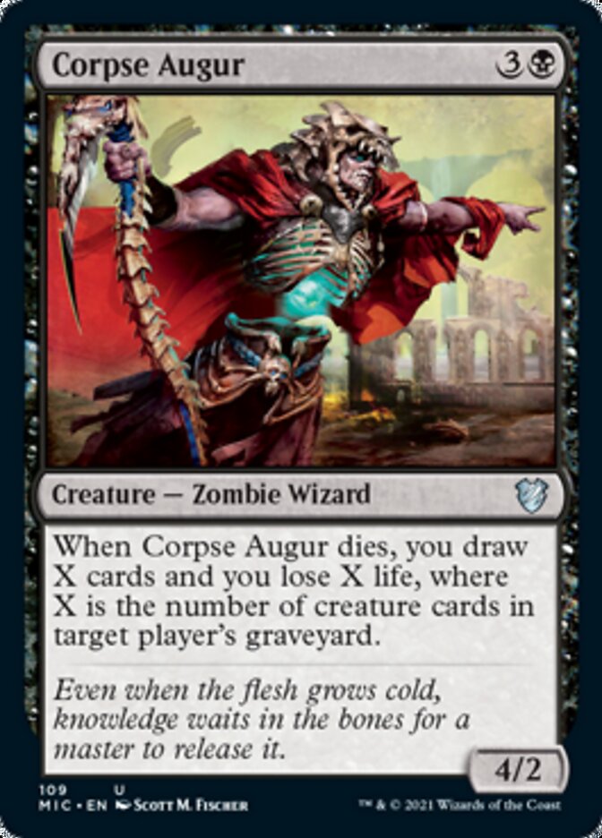 Corpse Augur [Innistrad: Midnight Hunt Commander] (MIC 109)