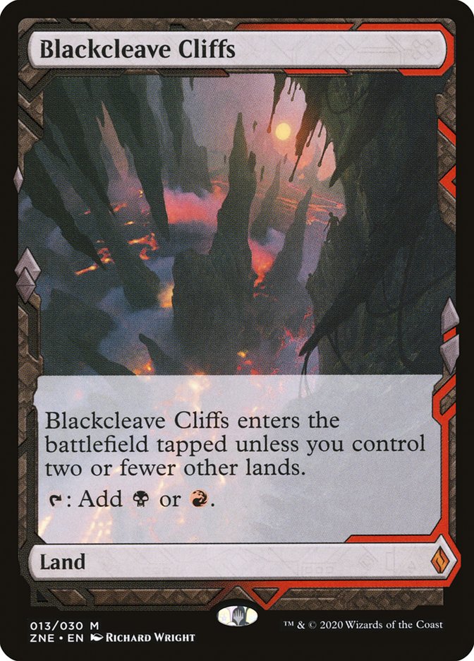 Blackcleave Cliffs [Zendikar Rising Expeditions] (ZNE 13)