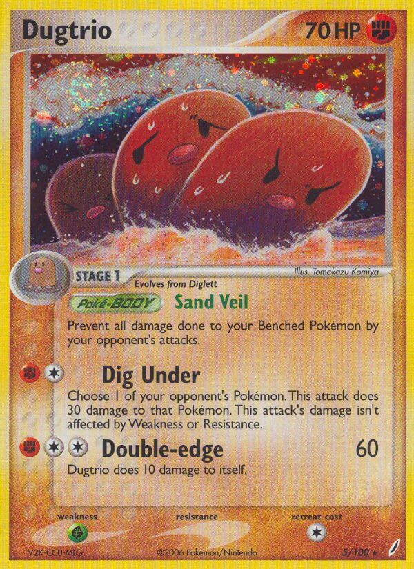 Dugtrio (EX Crystal Guardians) (5/100) [Theme Deck Exclusives]
