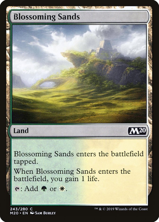 Blossoming Sands [Core Set 2020] (M20 243)