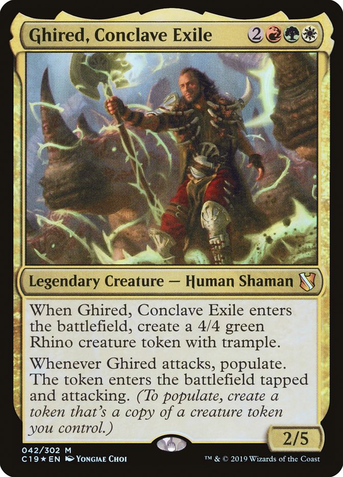 Ghired, Conclave Exile [Commander 2019] (C19 42)