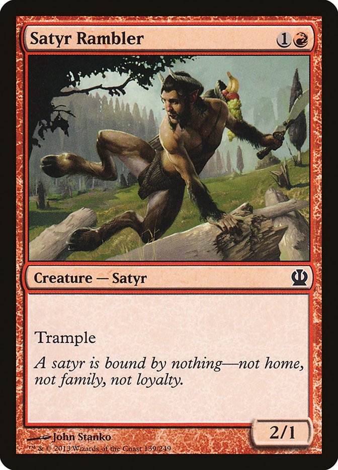 Satyr Rambler [Theros] (THS 139)