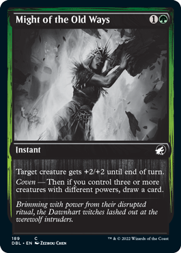 Might of the Old Ways [Innistrad: Double Feature] (DBL 189)