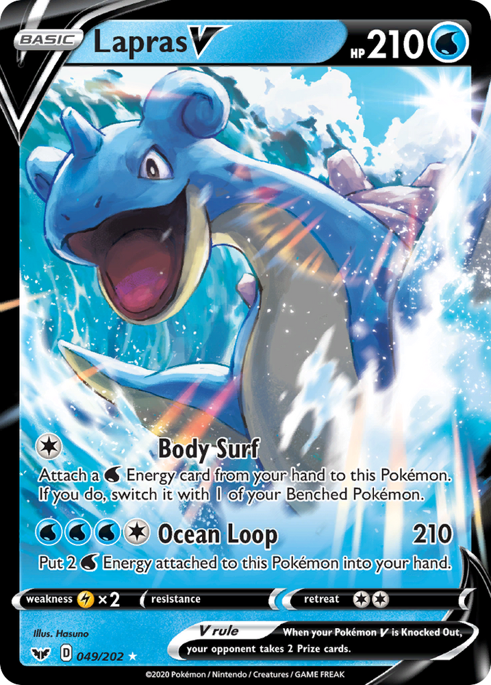 Lapras V (49/202) [Sword & Shield: Base Set]