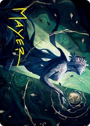Nature's Embrace Art Card (Gold-Stamped Signature) [Innistrad: Crimson Vow Art Series] (AVOW 52)