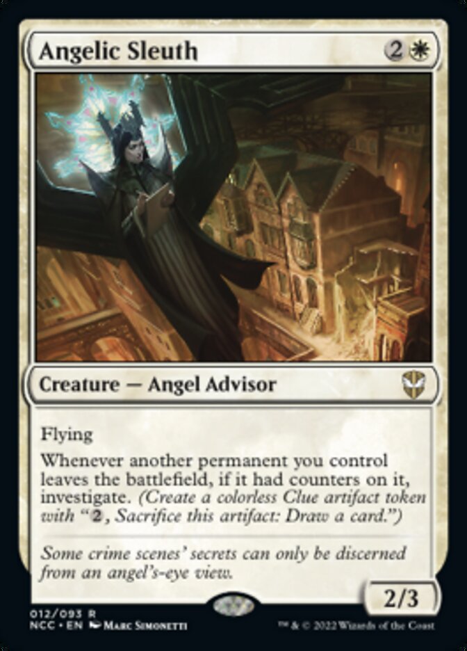 Angelic Sleuth [Streets of New Capenna Commander] (NCC 12)