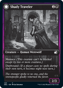 Shady Traveler // Stalking Predator [Innistrad: Double Feature] (DBL 120)