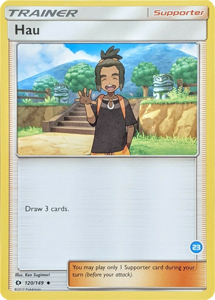 Hau (23) (Alolan Ninetales Half-Deck) [Sun & Moon: Trainer Kit - Alolan Sandslash & Alolan Ninetales]