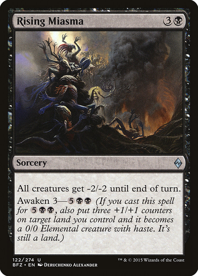 Rising Miasma [Battle for Zendikar] (BFZ 122)
