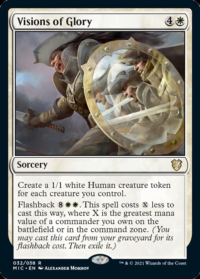 Visions of Glory [Innistrad: Midnight Hunt Commander] (MIC 32)