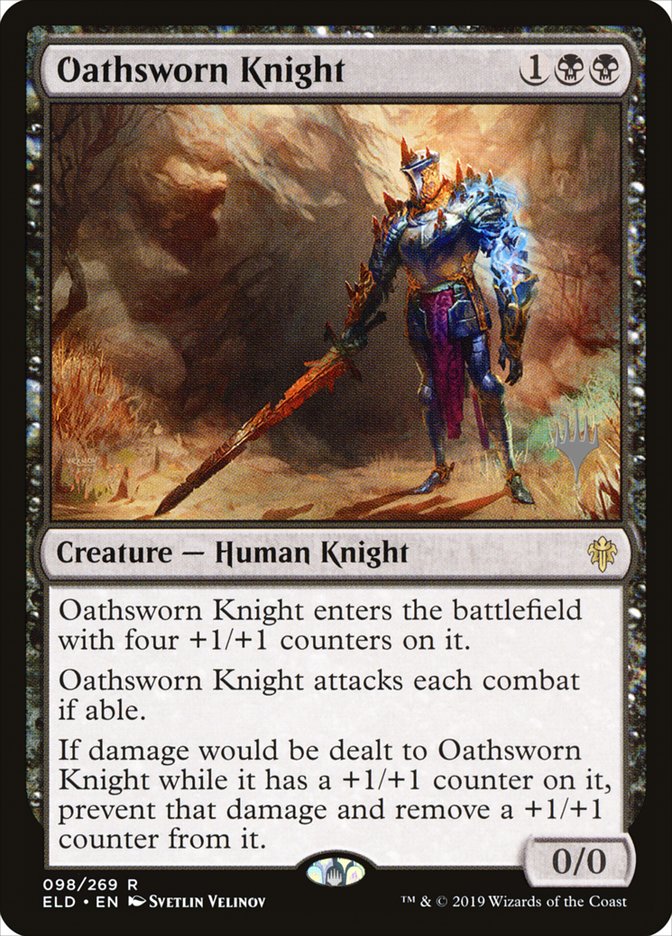 Oathsworn Knight (Promo Pack) [Throne of Eldraine Promos] (PELD 98P)