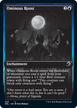 Ominous Roost [Innistrad: Double Feature] (DBL 65)