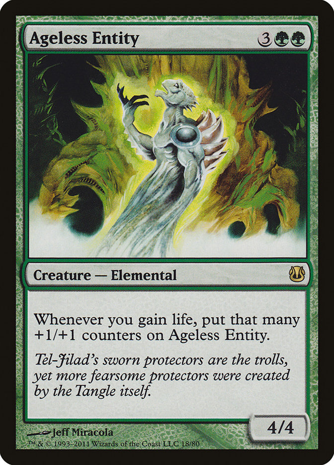 Ageless Entity [Duel Decks: Ajani vs. Nicol Bolas] (DDH 18)