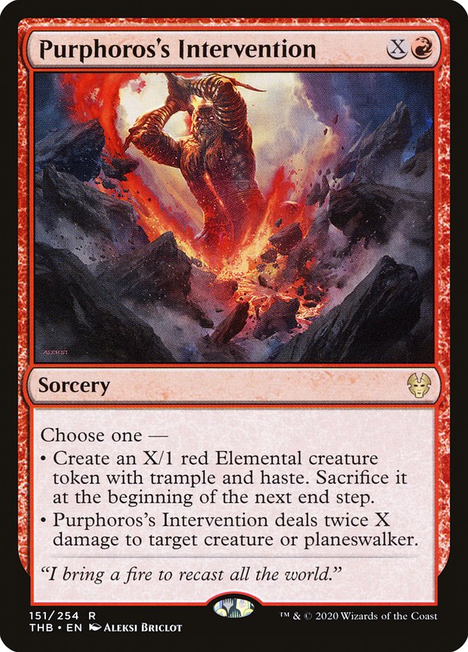 Purphoros's Intervention [Theros Beyond Death] (THB 151)