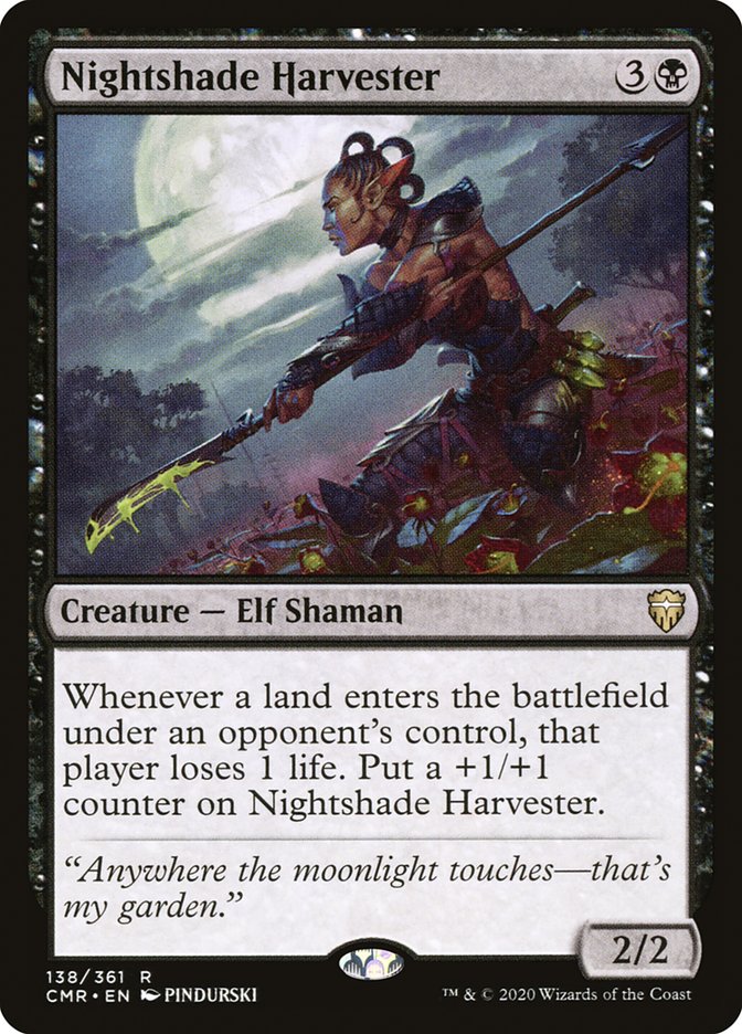 Nightshade Harvester [Commander Legends] (CMR 138)