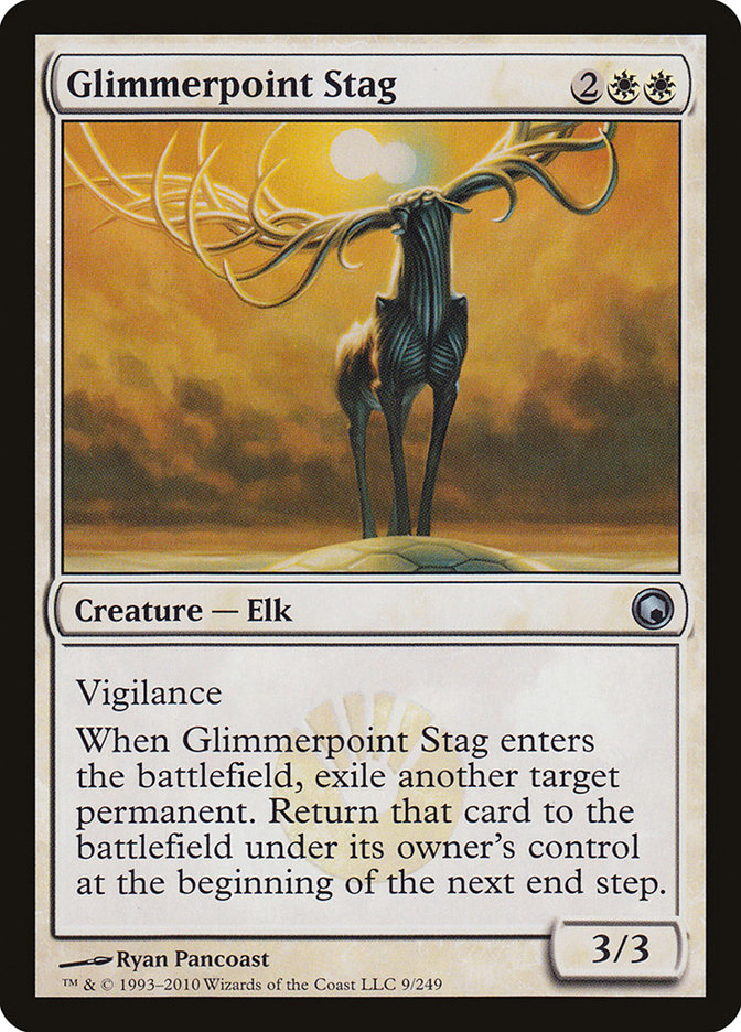 Glimmerpoint Stag [Scars of Mirrodin] (SOM 9)