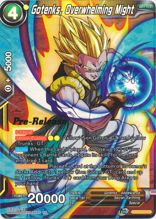Gotenks, Overwhelming Might [BT10-111]