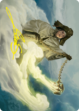 Traveling Minister Art Card (Gold-Stamped Signature) [Innistrad: Crimson Vow Art Series] (AVOW 19)