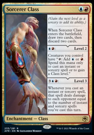 Sorcerer Class (Promo Pack) [Dungeons & Dragons: Adventures in the Forgotten Realms Promos] (PAFR 233)