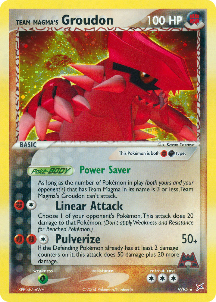 Team Magmas Groudon (EX Team Magma vs Team Aqua) (9/95) [Theme Deck Exclusives]