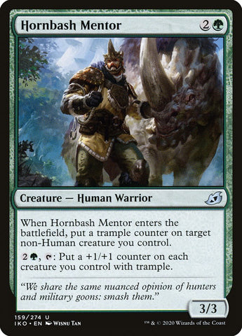 Hornbash Mentor [Ikoria: Lair of Behemoths] (IKO 159)