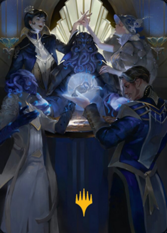 Obscura Ascendancy Art Card (Gold-Stamped Signature) [Streets of New Capenna Art Series] (ASNC 72)