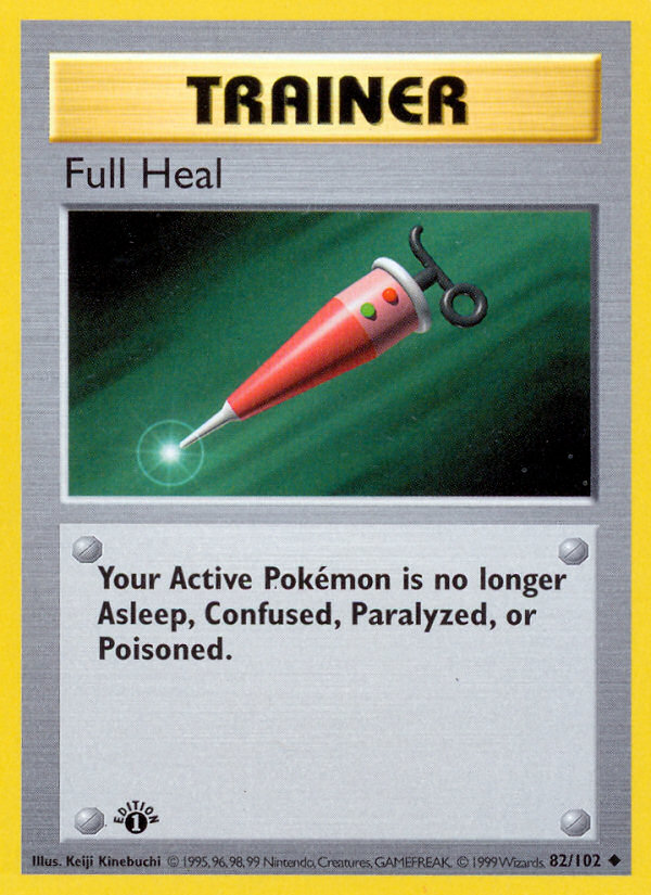 Full Heal (82/102) [Base Set 1st Edition]
