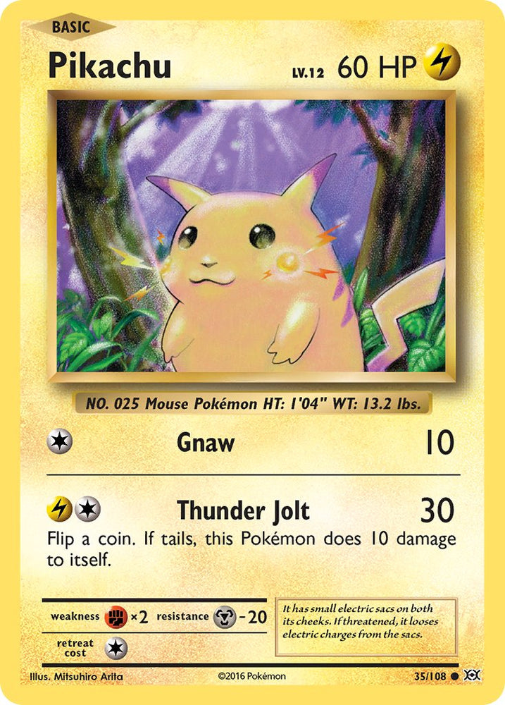 Pikachu (XY Evolutions) (35/108) [Theme Deck Exclusives]