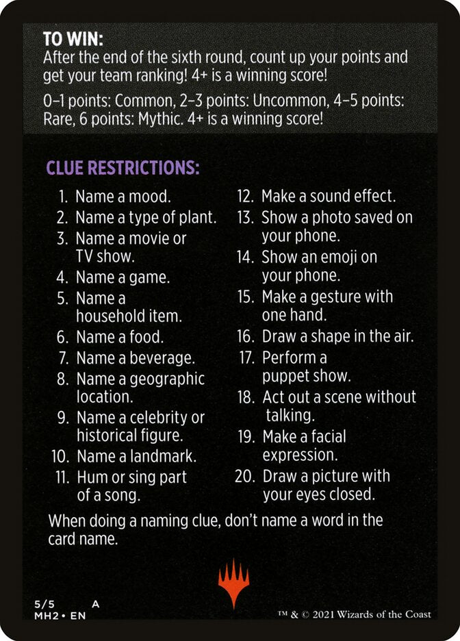Totally Lost in Translation (Magic Minigame) [Modern Horizons 2 Minigame] (MMH2 5)