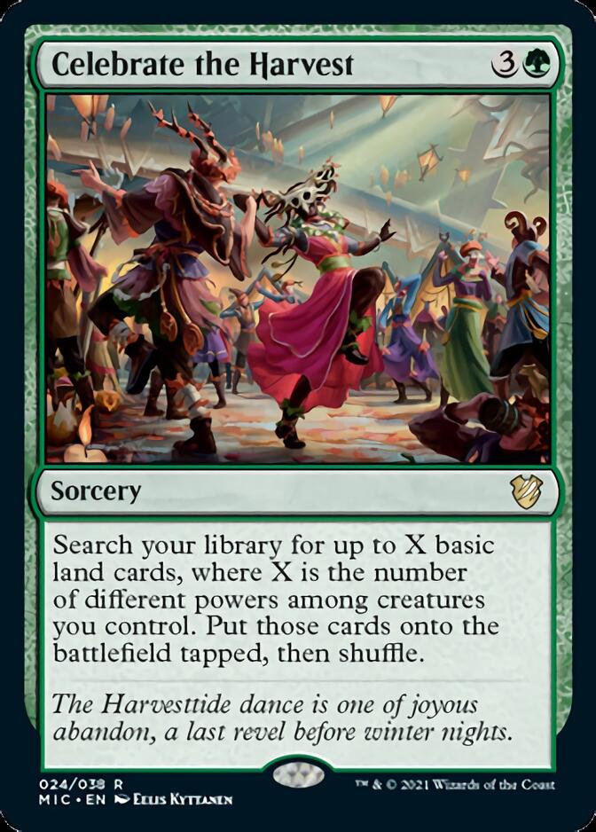 Celebrate the Harvest [Innistrad: Midnight Hunt Commander] (MIC 24)