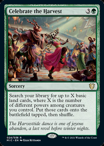 Celebrate the Harvest [Innistrad: Midnight Hunt Commander] (MIC 24)